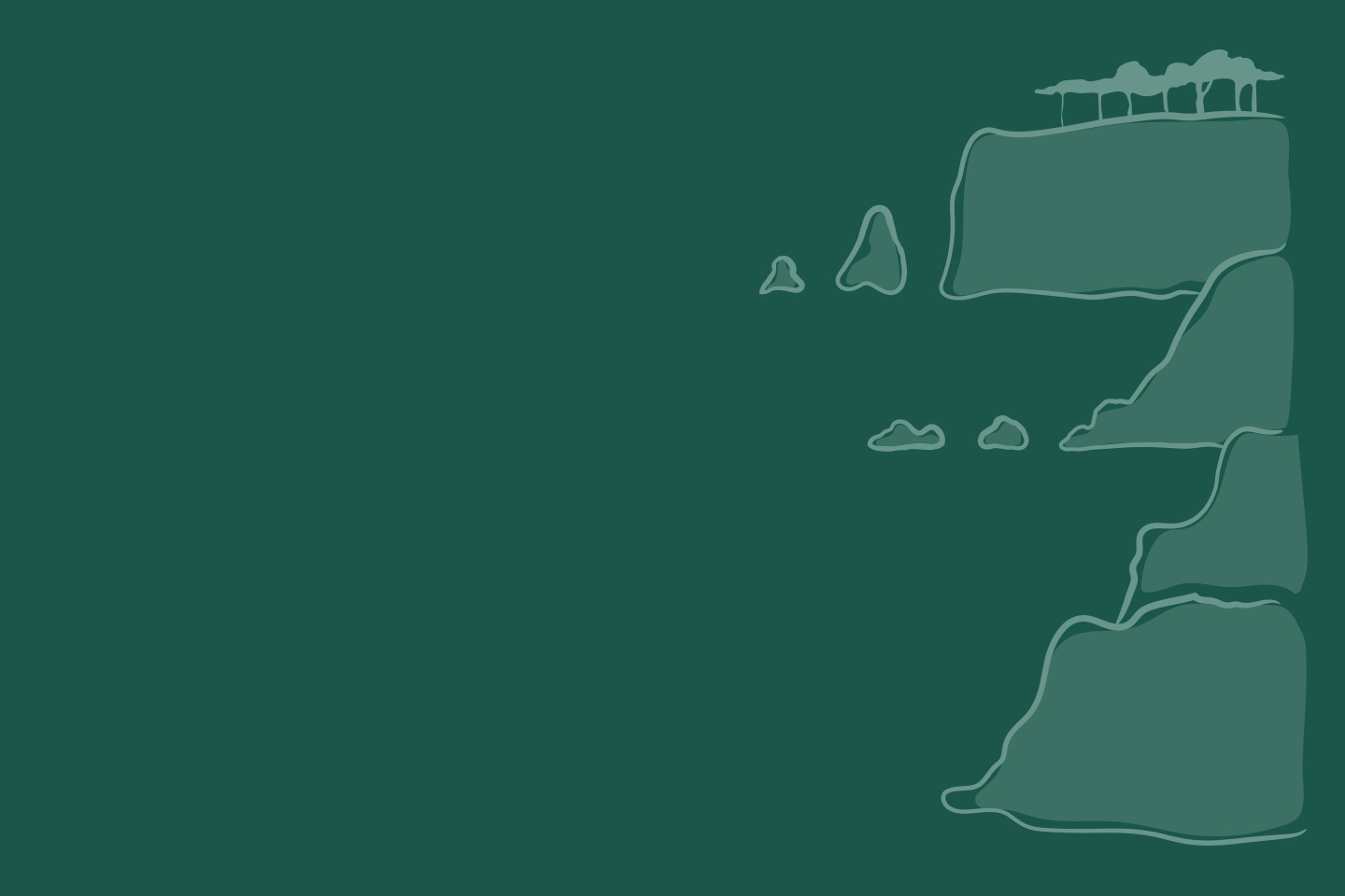 drawing of a tree branch and vegetables